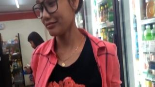 Horny sextourist is eating her pussy