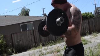 Richard Sutherland - Stud Lifts Weights, Fucks HUGE TIT